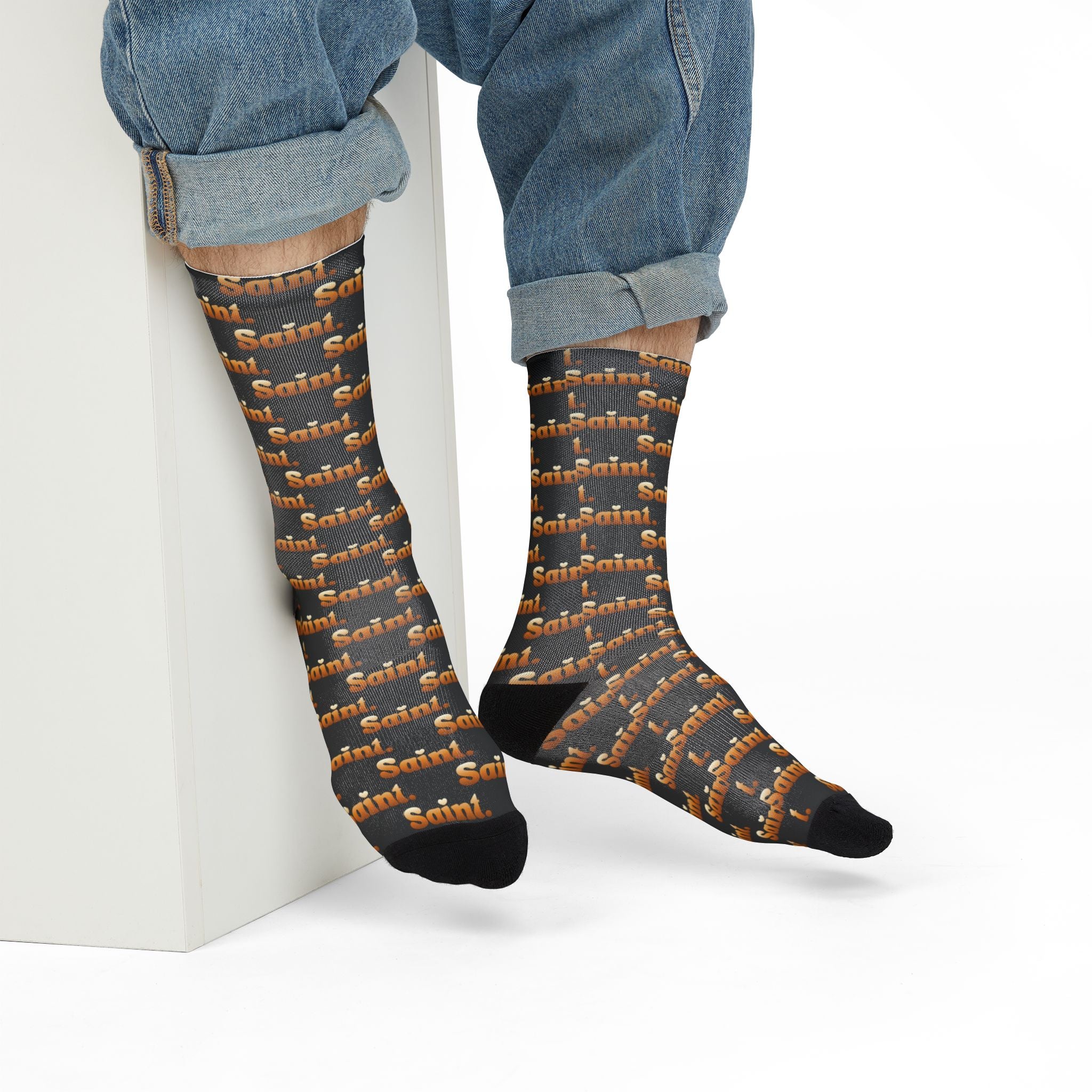 Golden Saint Street Socks