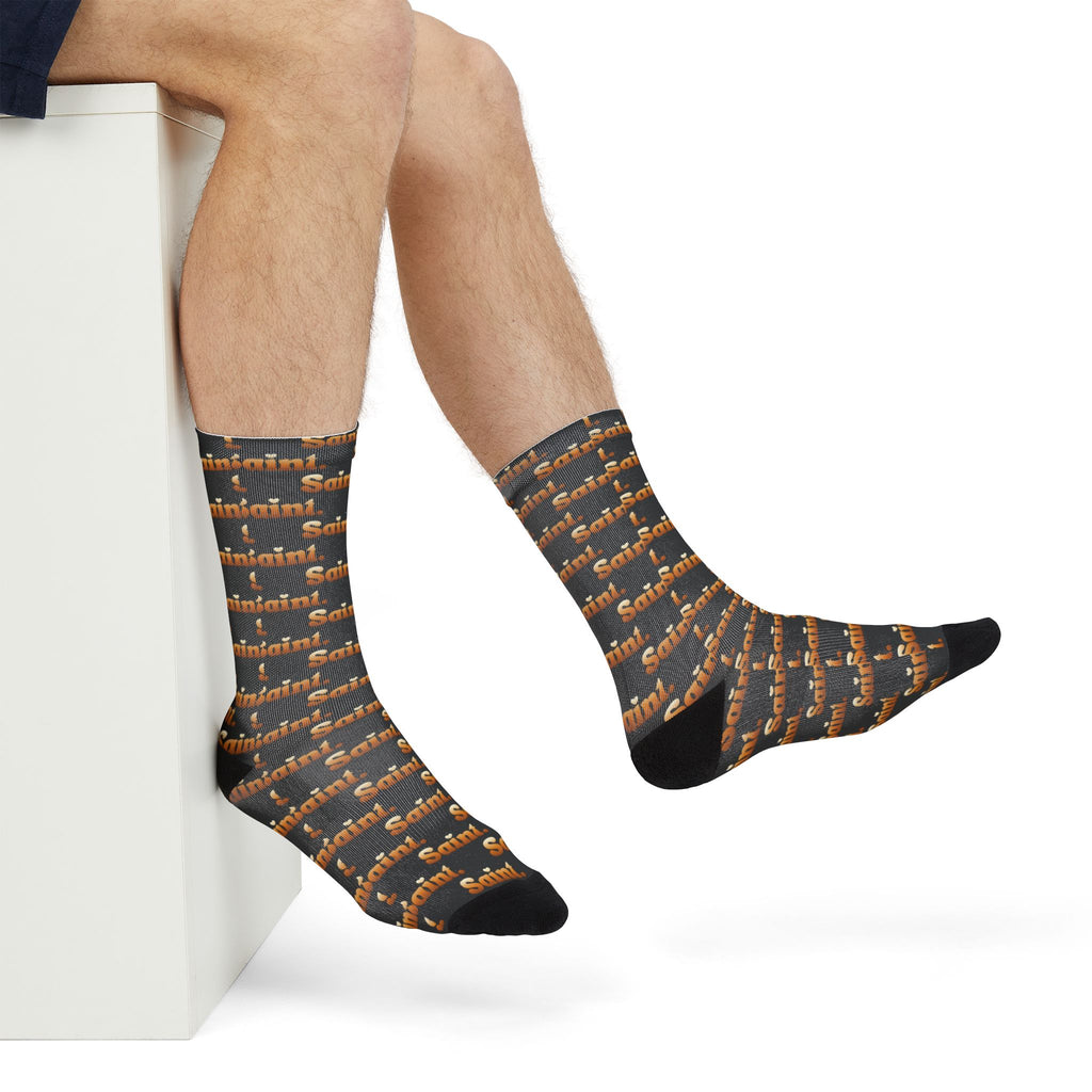 Golden Saint Street Socks
