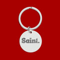 'Saint.' / 'Godly Gear' Religious Keychain Charm
