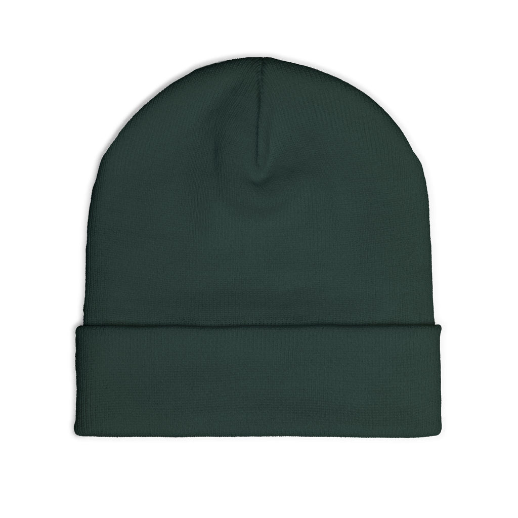 Saint Embroidered Knit Beanie