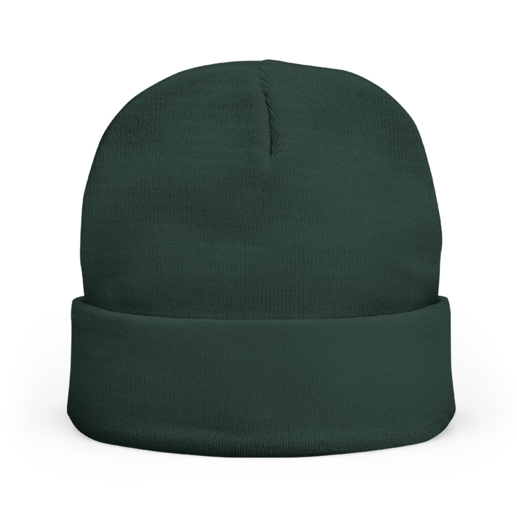 Saint Embroidered Knit Beanie