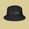 Embroidered 'Saint.' Bucket Hat